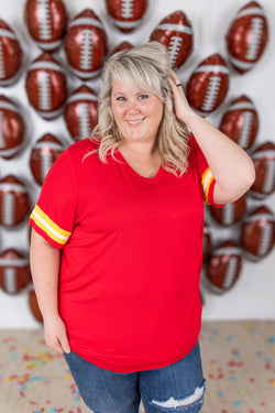 GameDay Tessa Short Sleeve Top - Kansas City