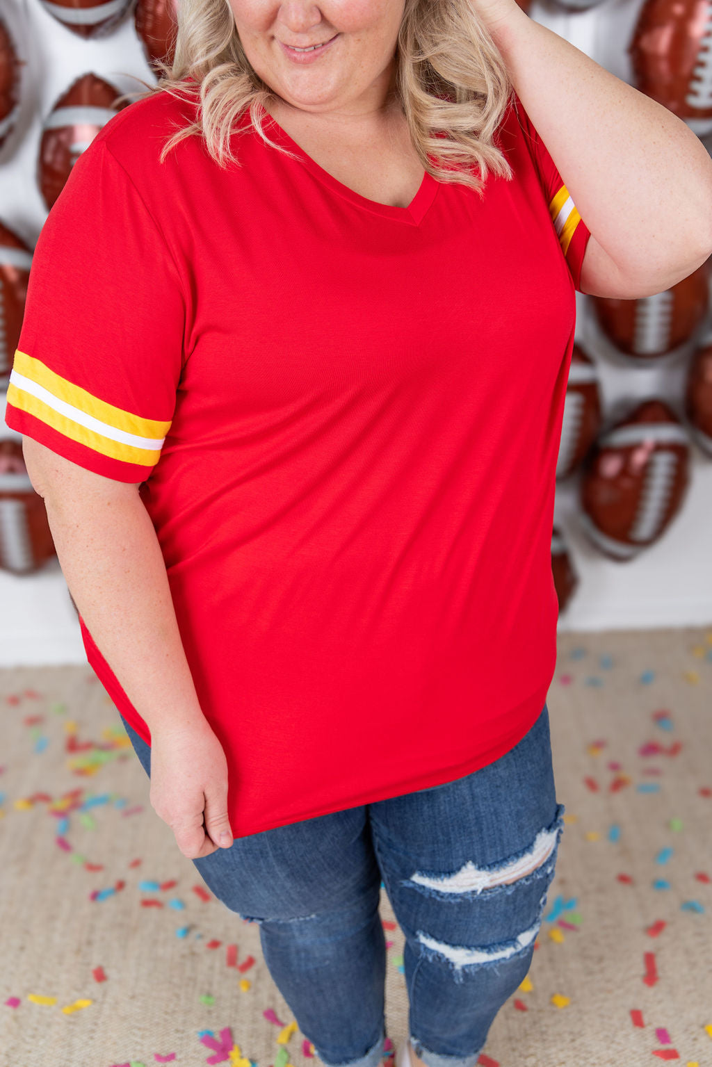 GameDay Tessa Short Sleeve Top - Kansas City