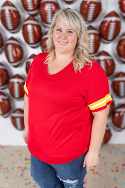 GameDay Tessa Short Sleeve Top - Kansas City