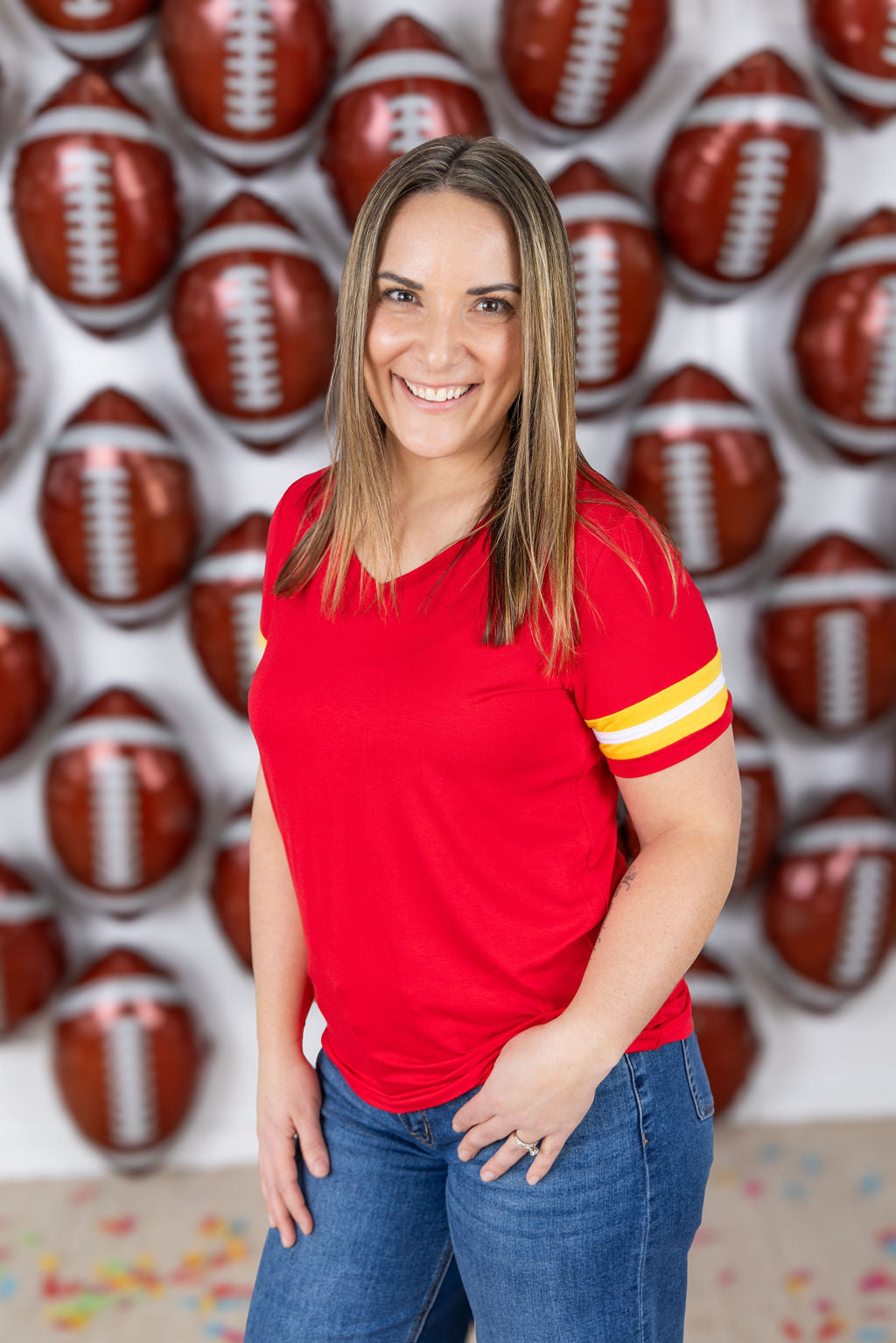 GameDay Tessa Short Sleeve Top - Kansas City