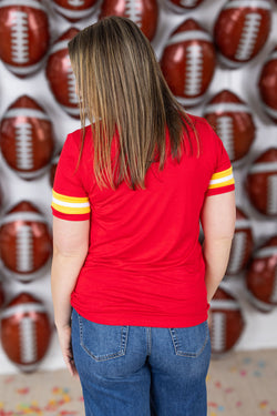 GameDay Tessa Short Sleeve Top - Kansas City