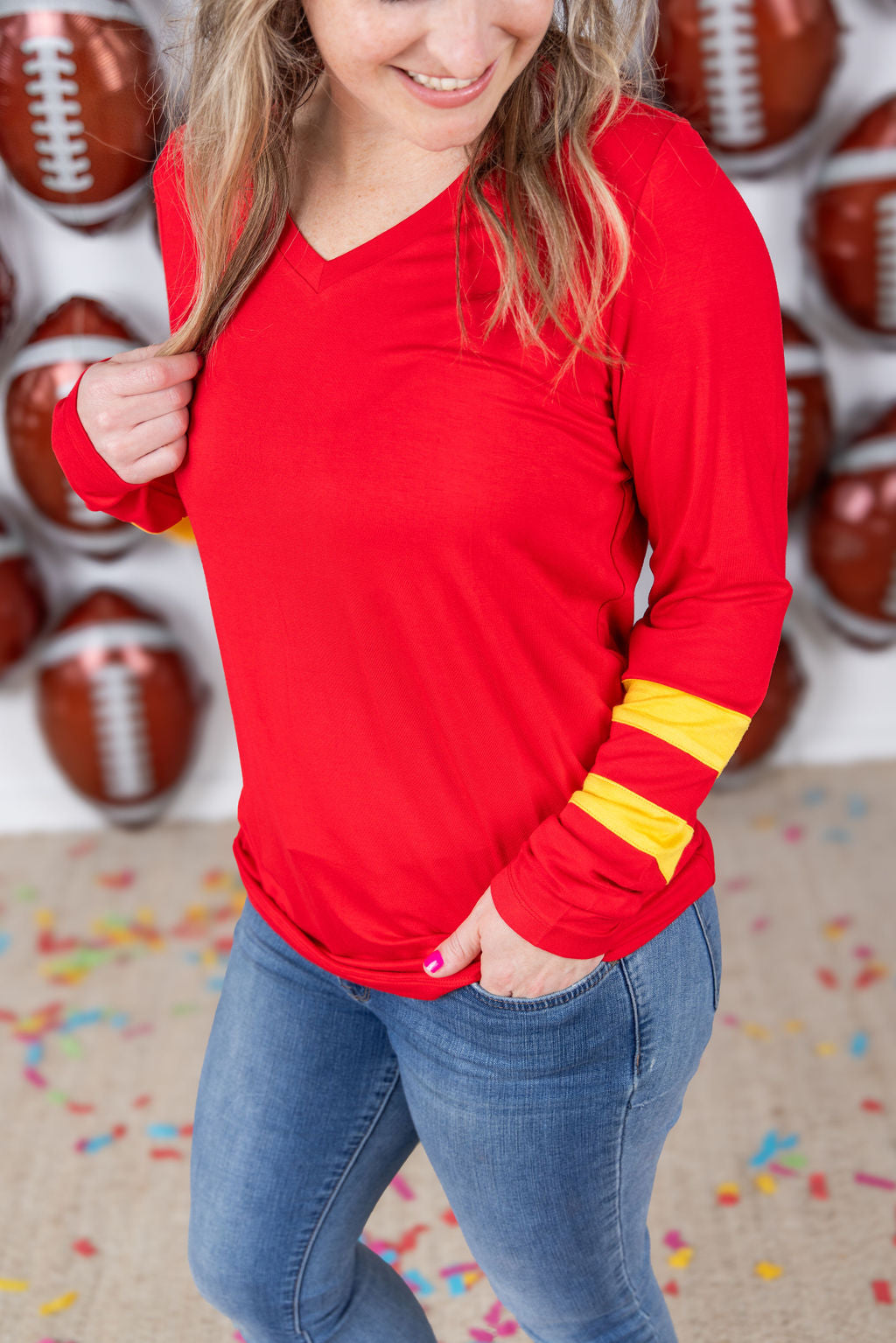 GameDay Larissa Long Sleeve Top - Kansas City
