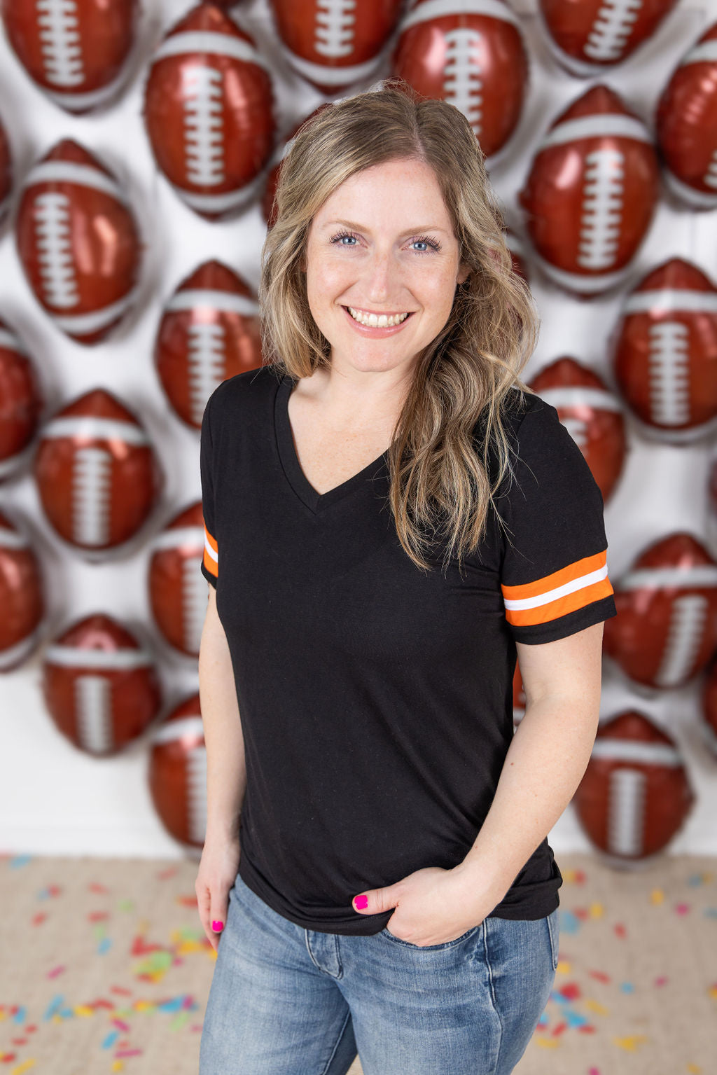 GameDay Tessa Short Sleeve Top - Cincinnati