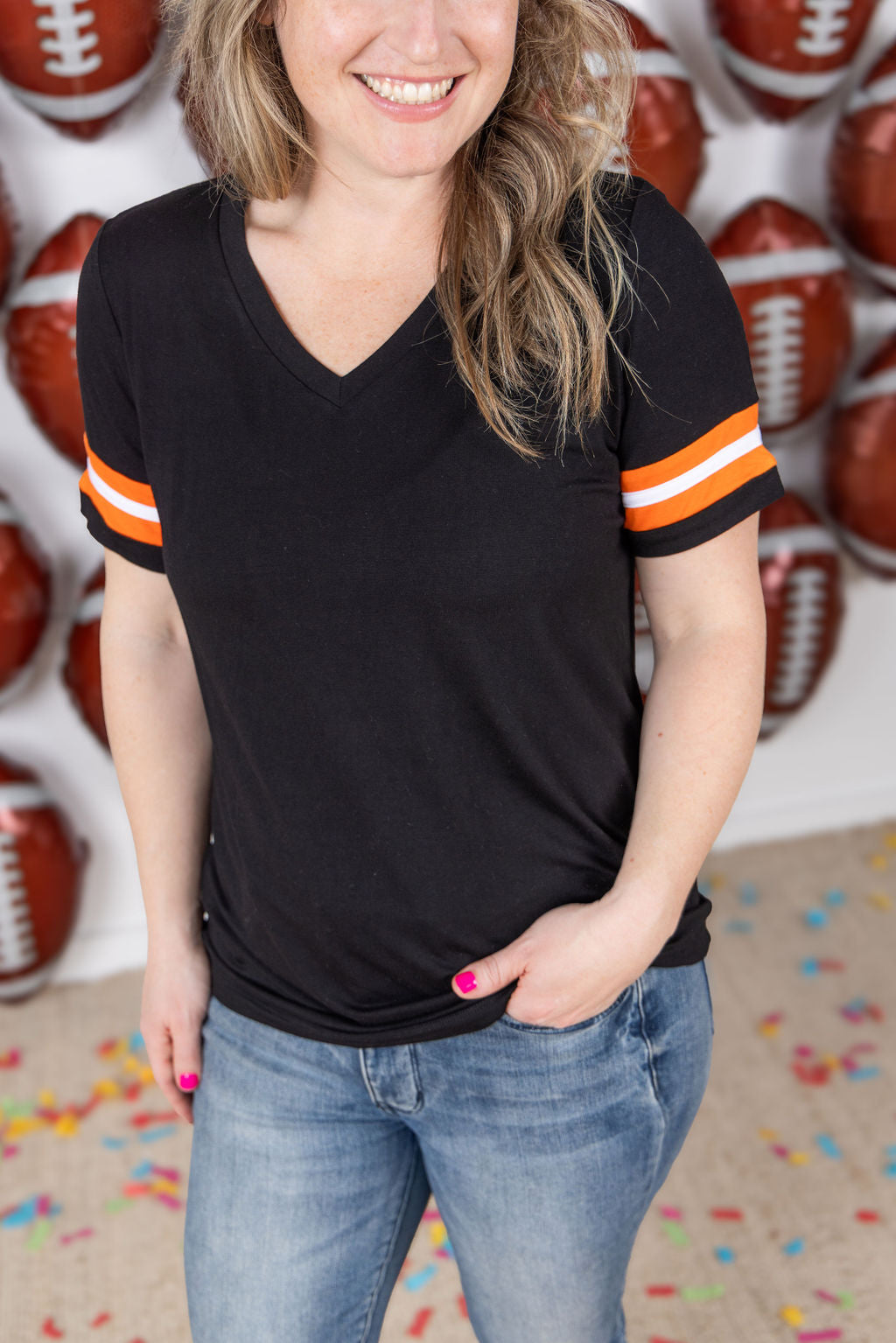 GameDay Tessa Short Sleeve Top - Cincinnati
