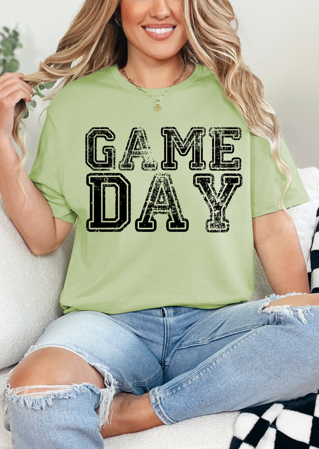 Game Day Black Tee