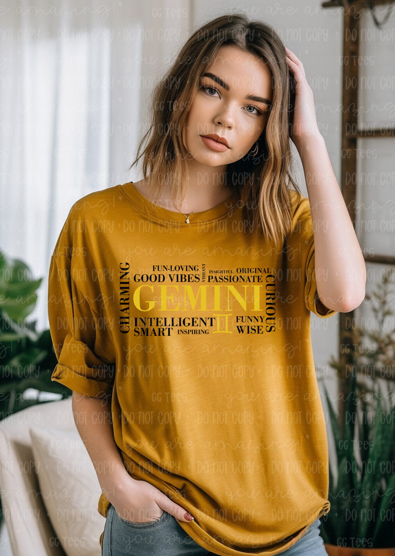 Gemini Zodiac Tee Smart, Funny, Wise