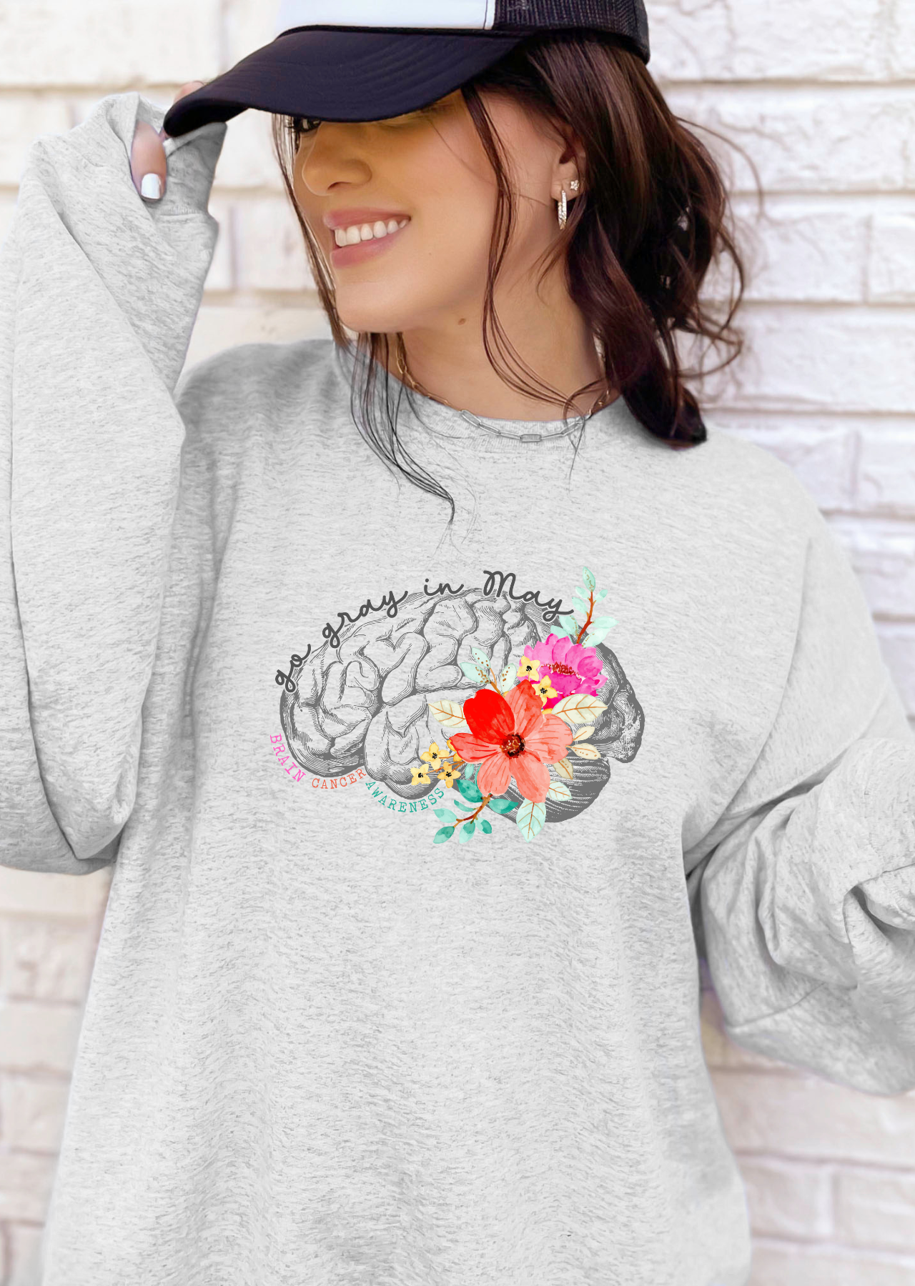 Go Gray Brain Cancer Awareness Tee