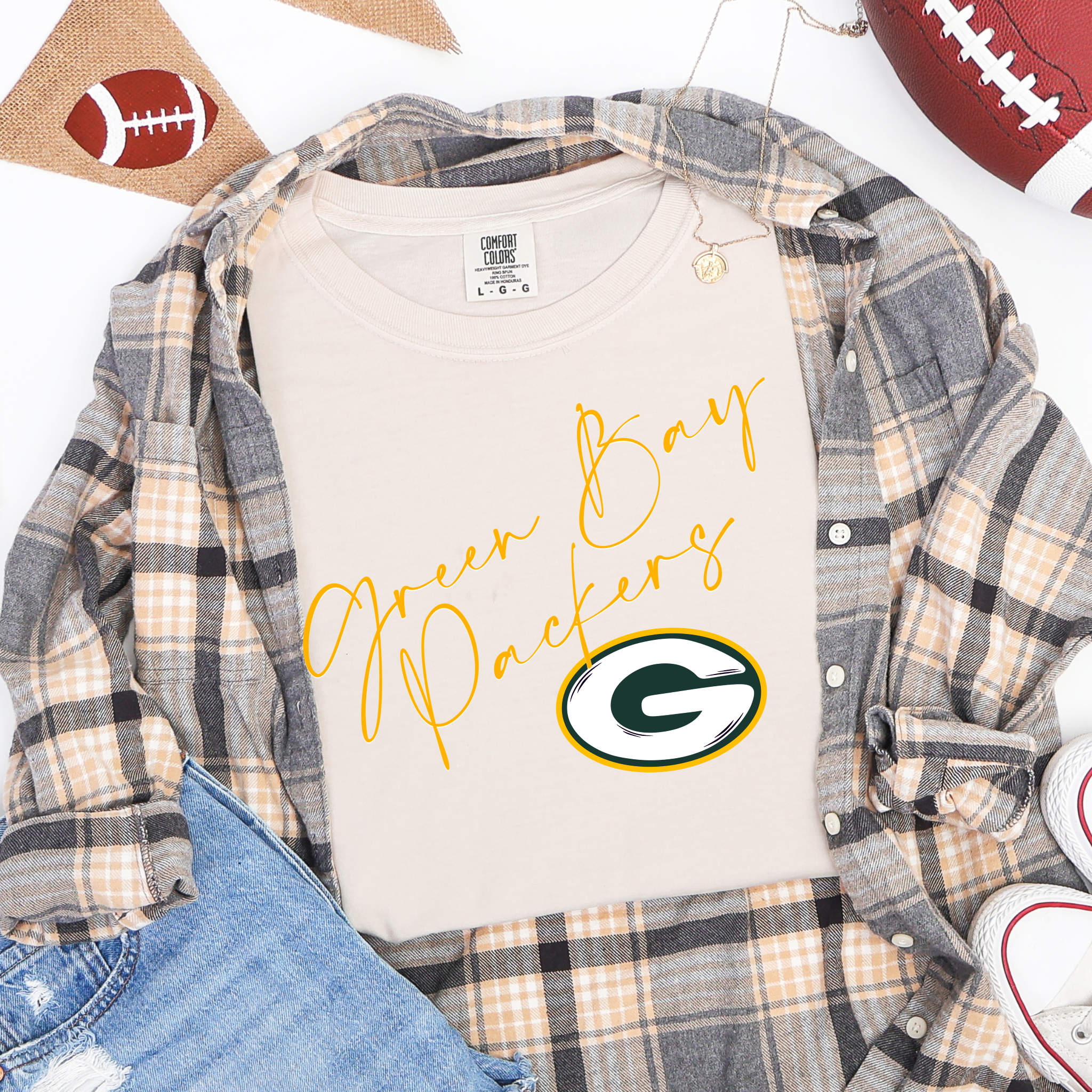 Green Bay Script Tee