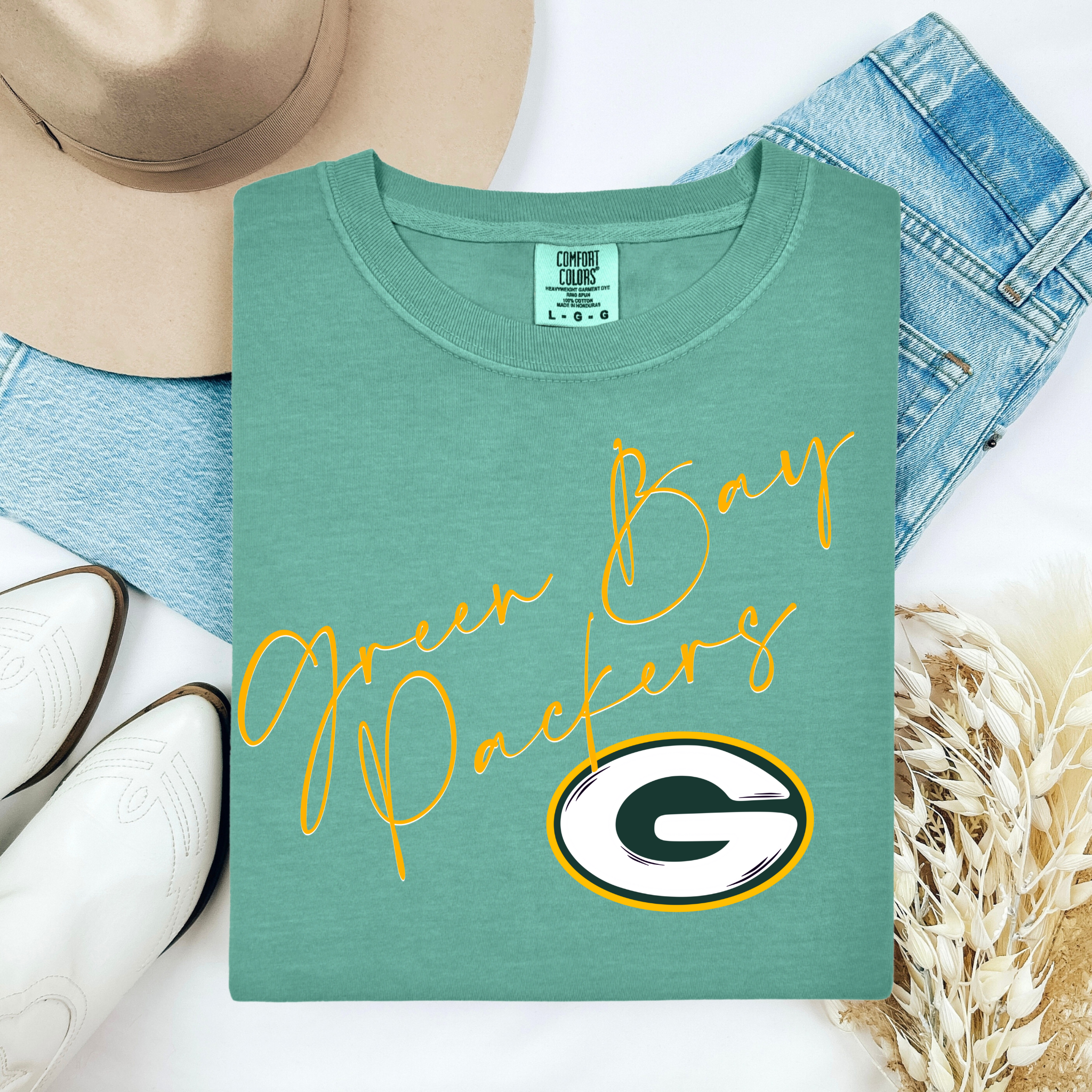 Green Bay Script Tee