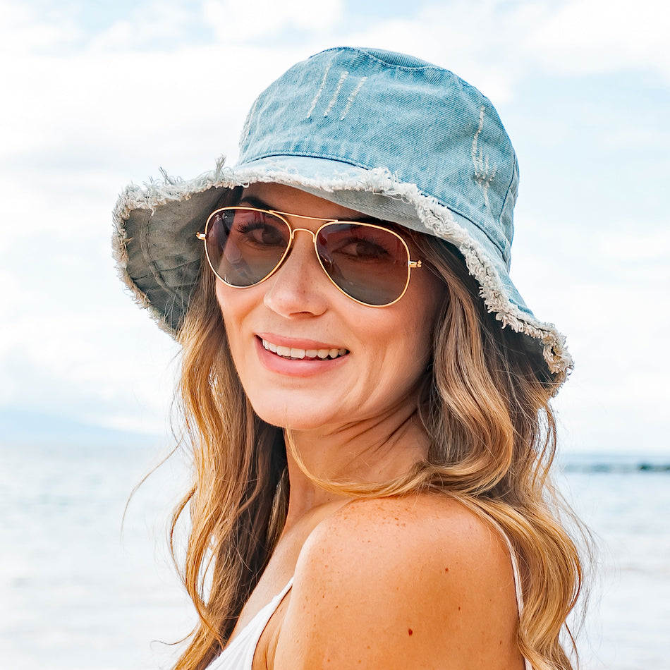 Denim Bucket Hat