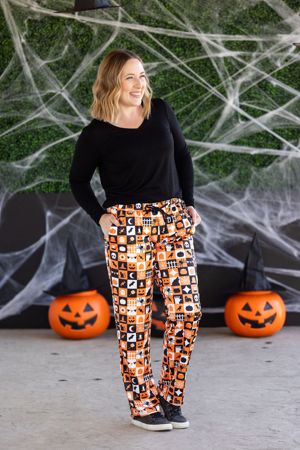 Lounge Pants - Trick-Or-Treat Checkered