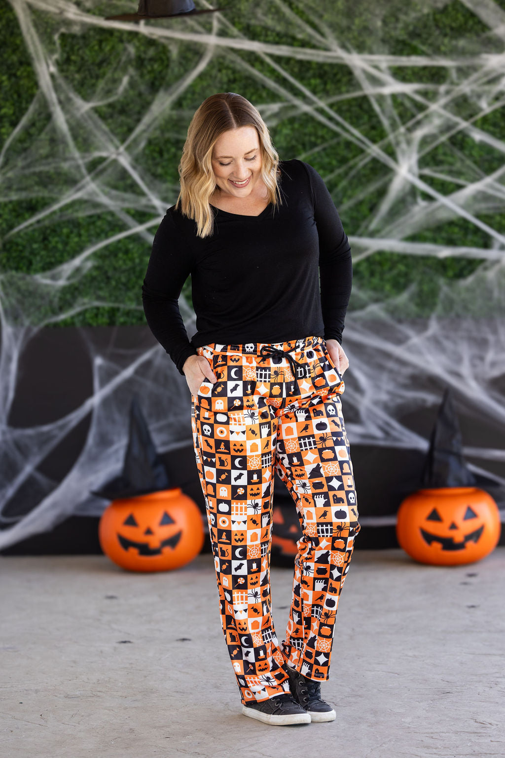 Lounge Pants - Trick-Or-Treat Checkered