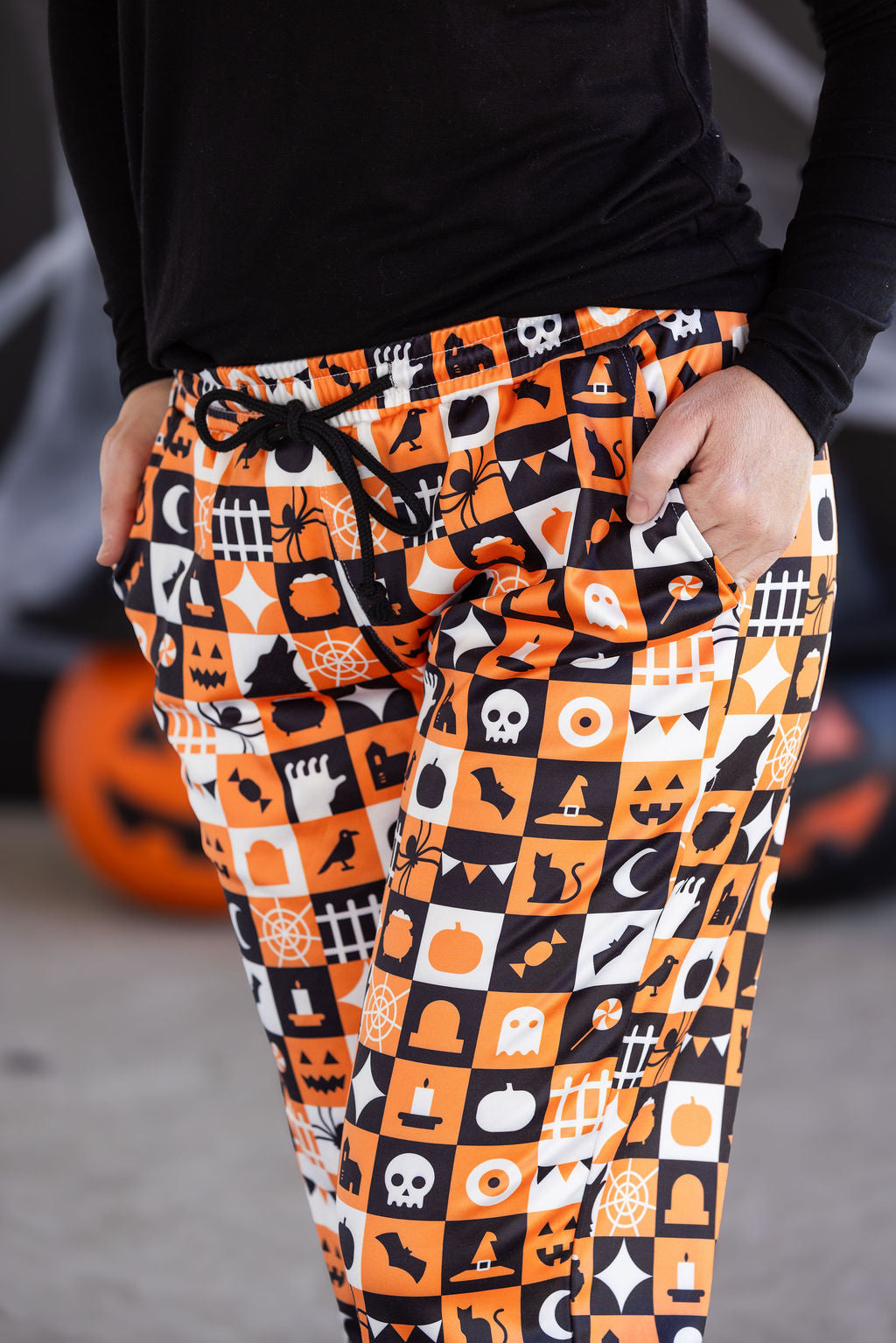 Lounge Pants - Trick-Or-Treat Checkered