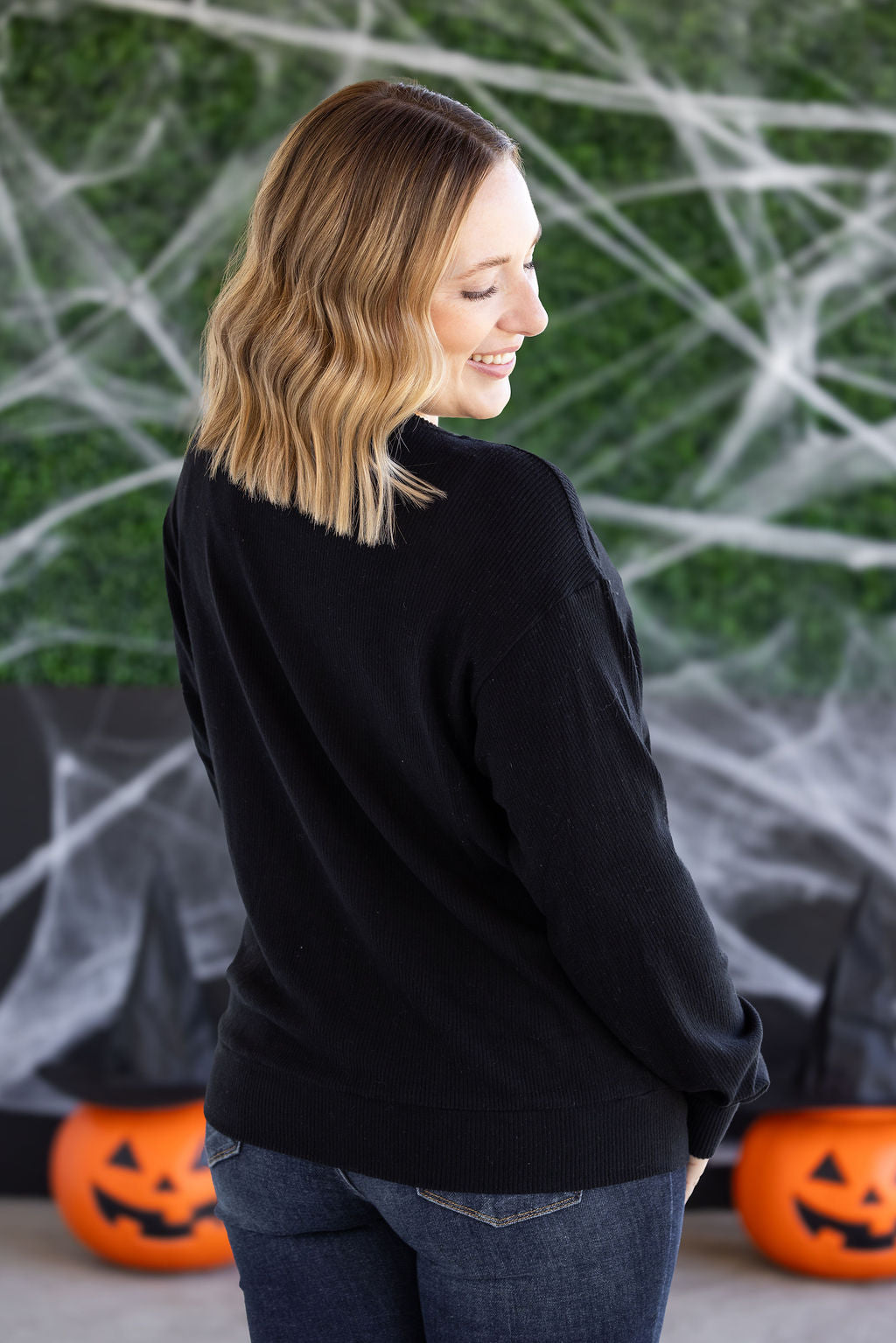 Corrine Embroidered Pullover Top - BOO