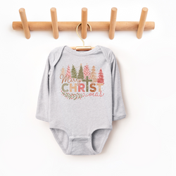 Merry Christmas Long Sleeve Infant Bodysuit