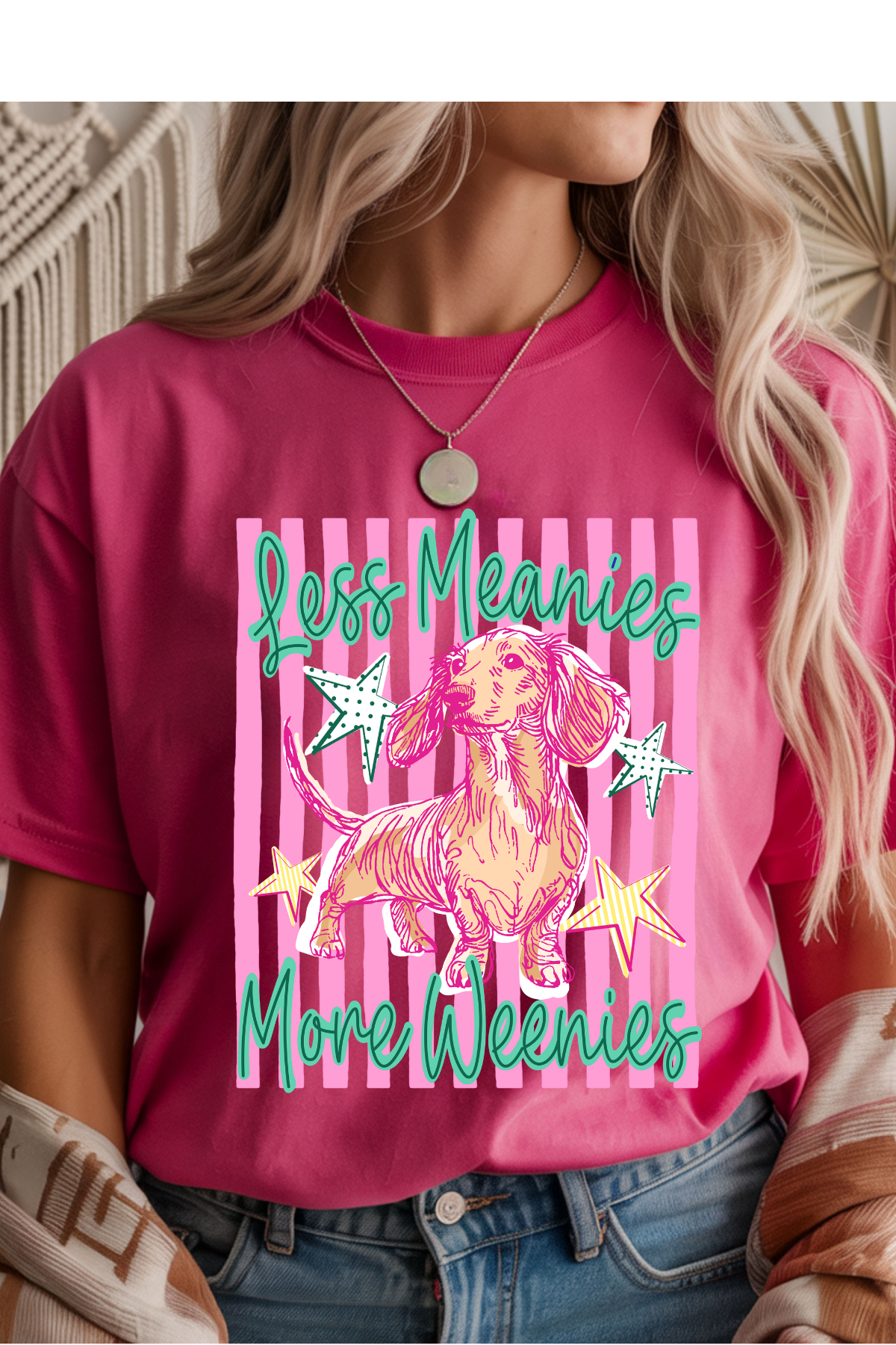 Less Meanies More Weenies Graphic Tee
