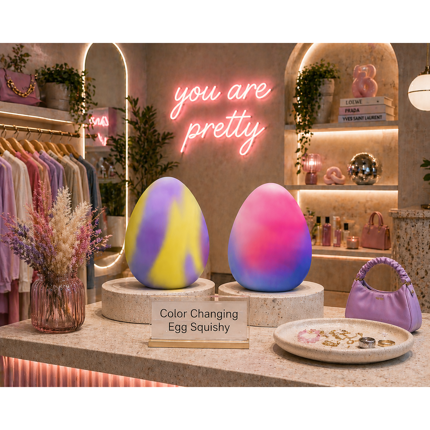 Ready to ship | Color Changing Egg Squishys