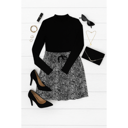 Ready to Ship | The Sydney Snakeskin Jogger Skirt