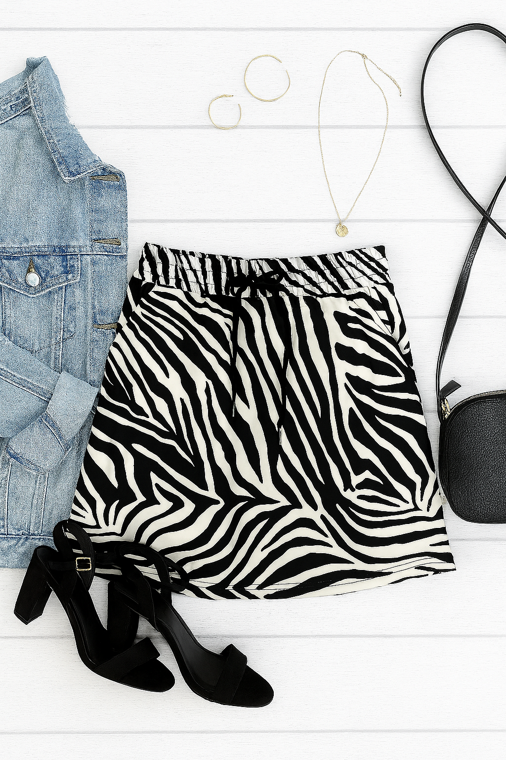 PreOrder | The Zoe - Zebra Print Jogger Skirt
