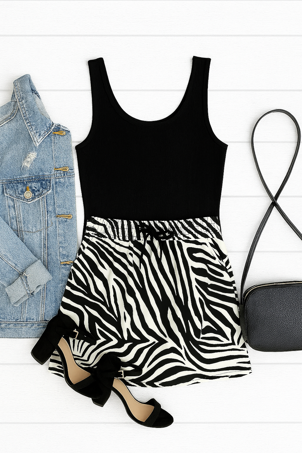 PreOrder | The Zoe - Zebra Print Jogger Skirt