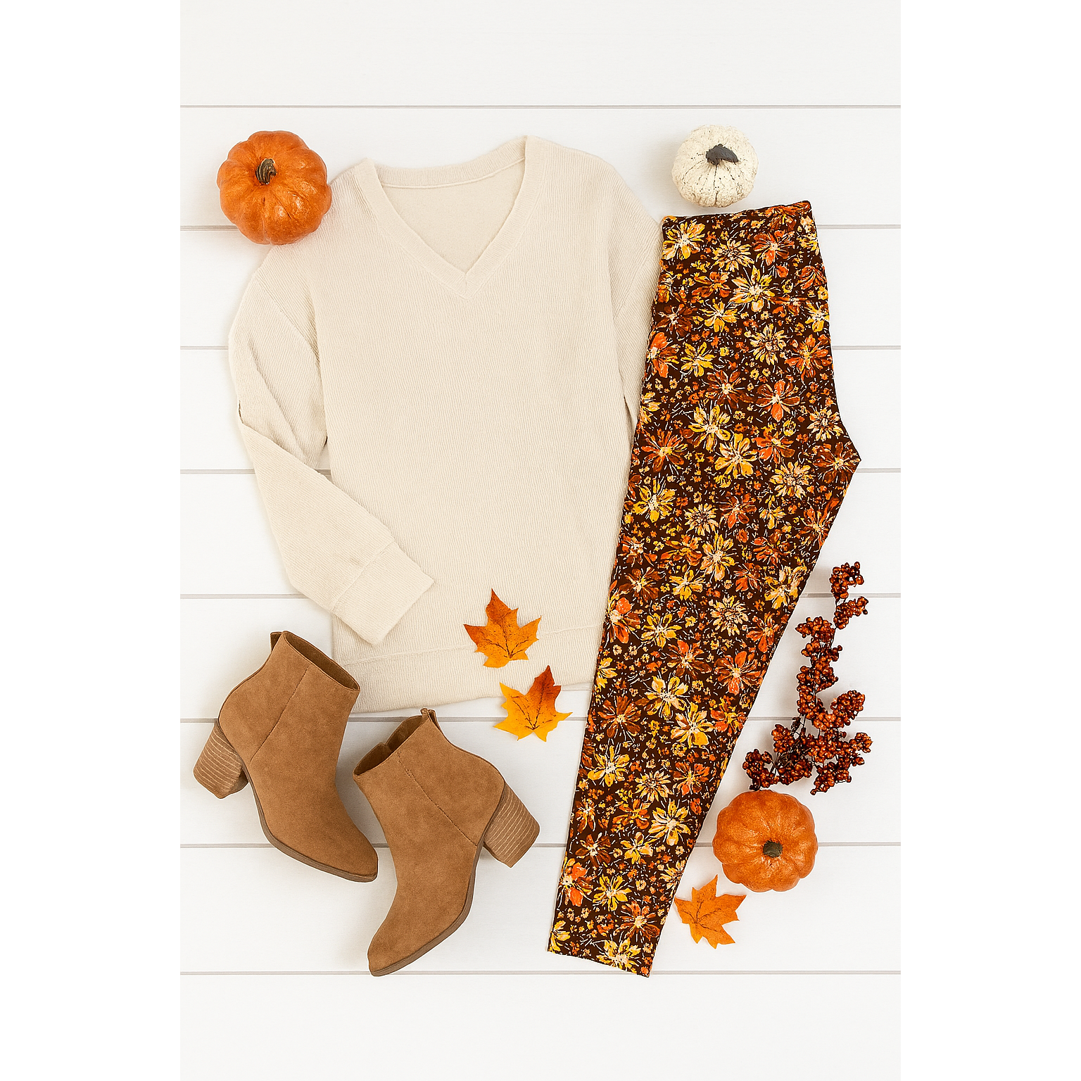 PreOrder |  The Autumn - Fall Leaves Leggings