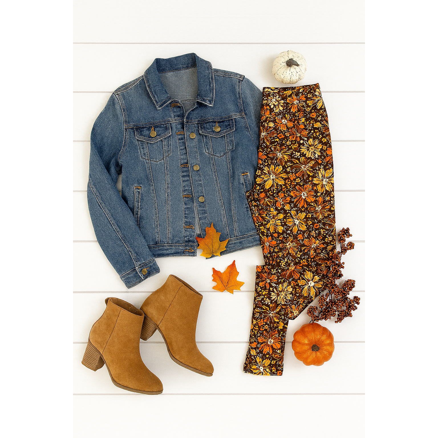 PreOrder |  The Autumn - Fall Leaves Leggings