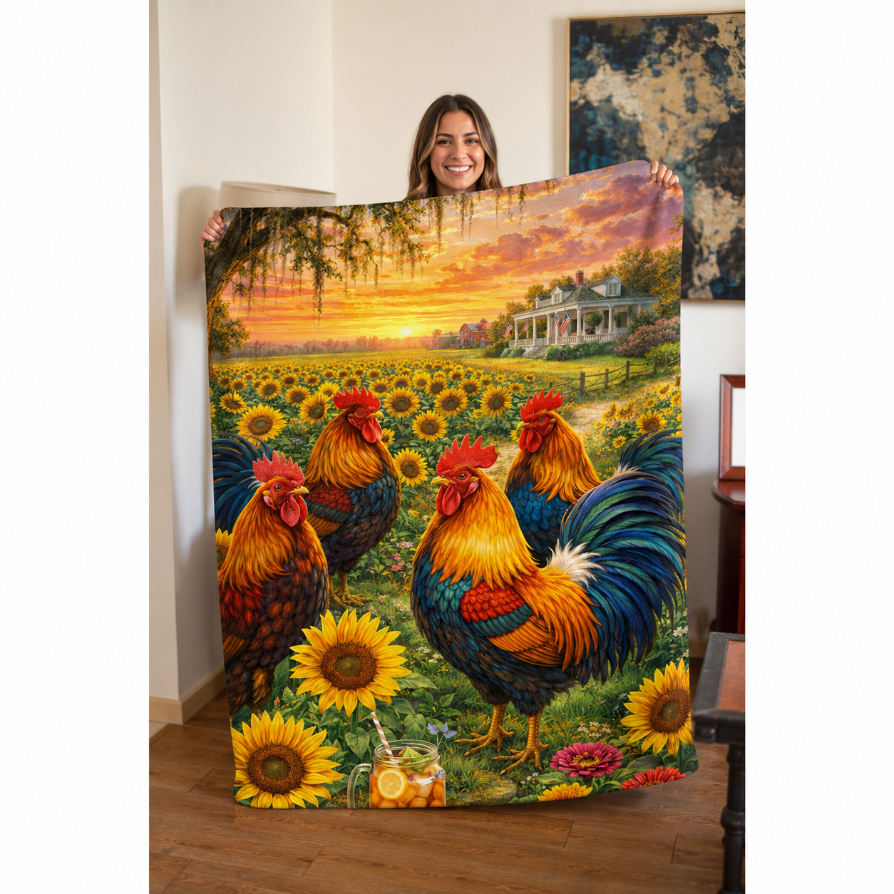 PreOrder | Rooster Blanket 🐓🌻