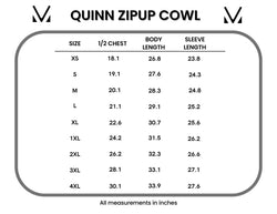 Quinn ZipUp Cowl - Charcoal