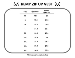 Remy Zip Up Vest - Teal