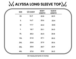 Alyssa Long Sleeve Top - Olive