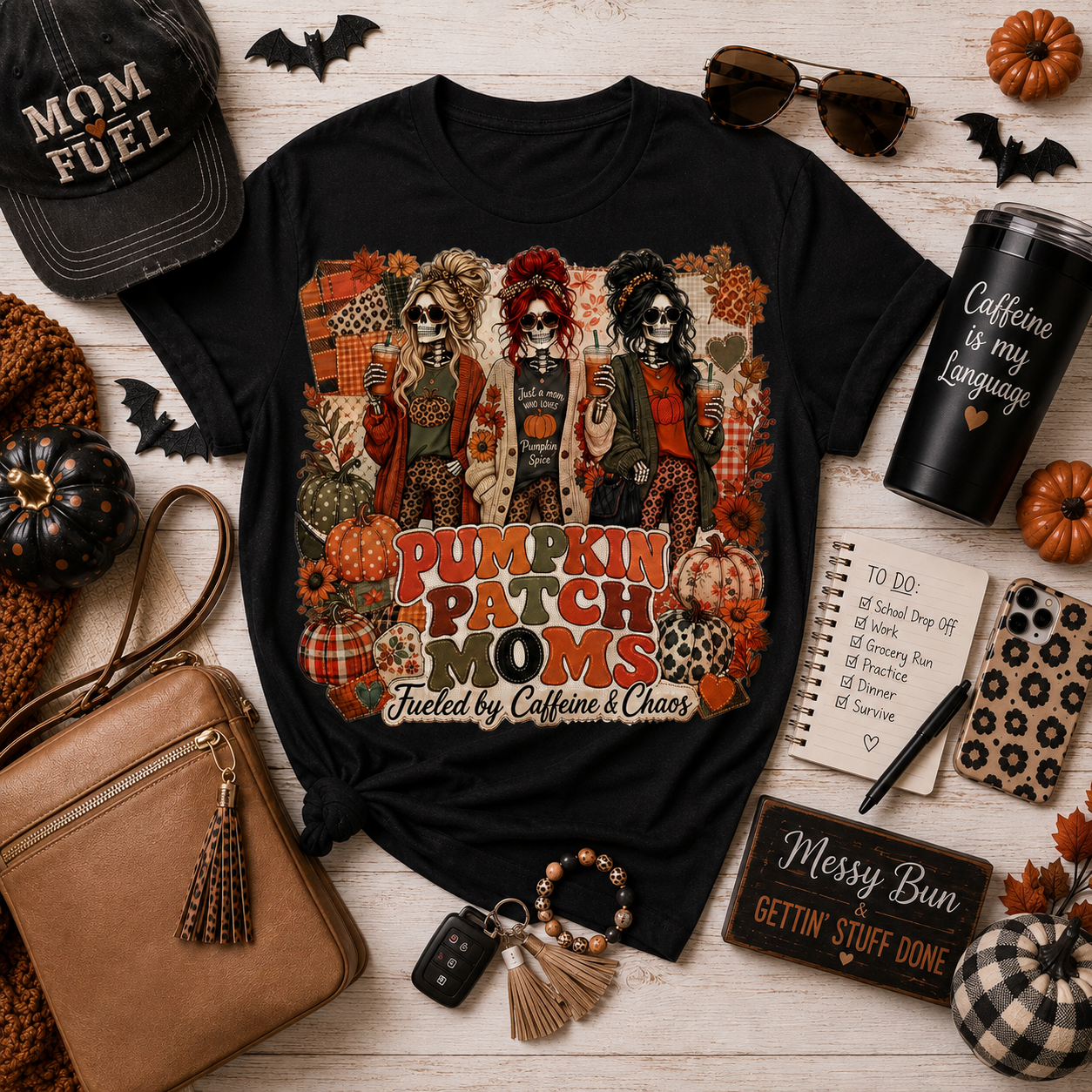 Pumpkin Patch Moms CREWNECK Graphic Tee