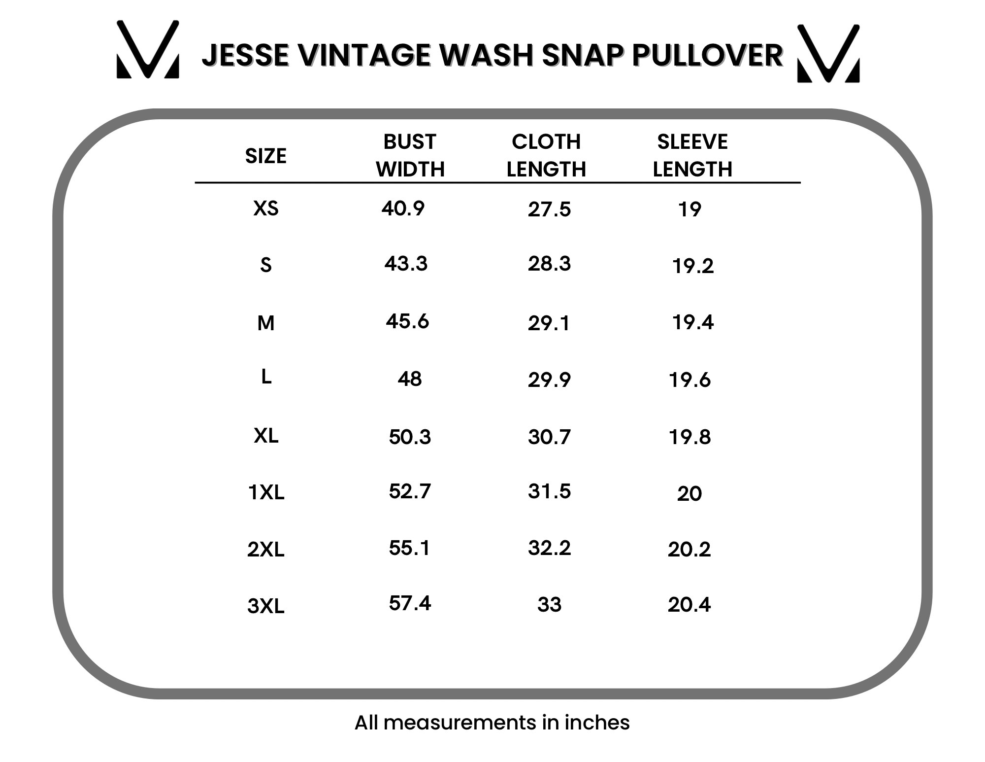 Jesse Vintage Wash Snap Pullover - Winter Blue