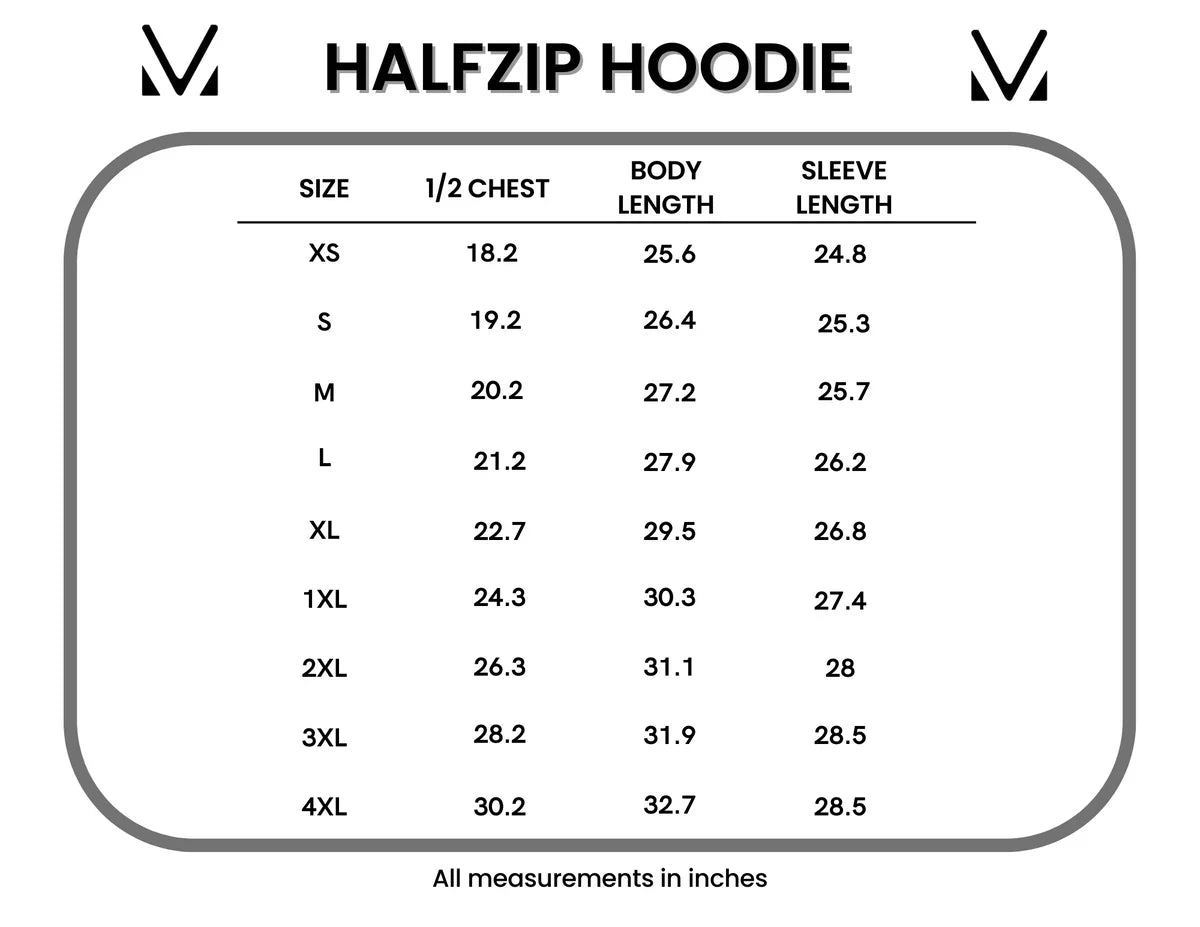 HalfZip Hoodie - Wildflower Gardens