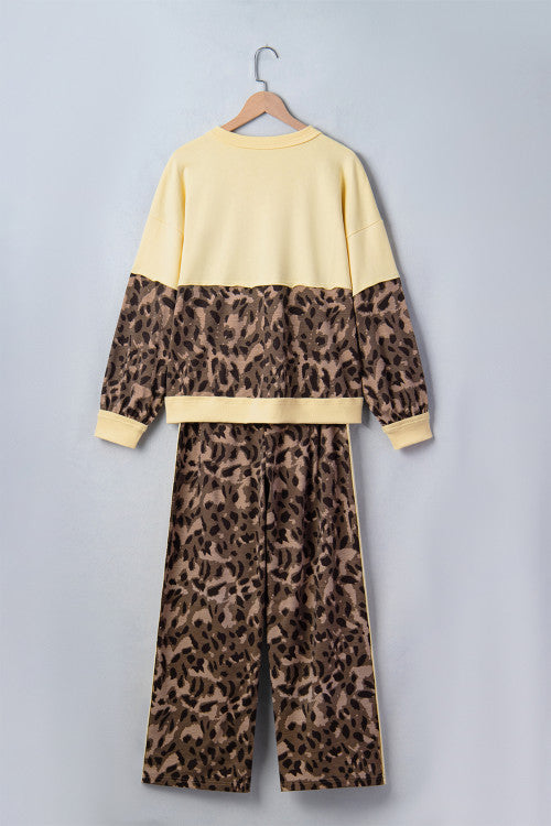 Leopard V Neck Set WTW
