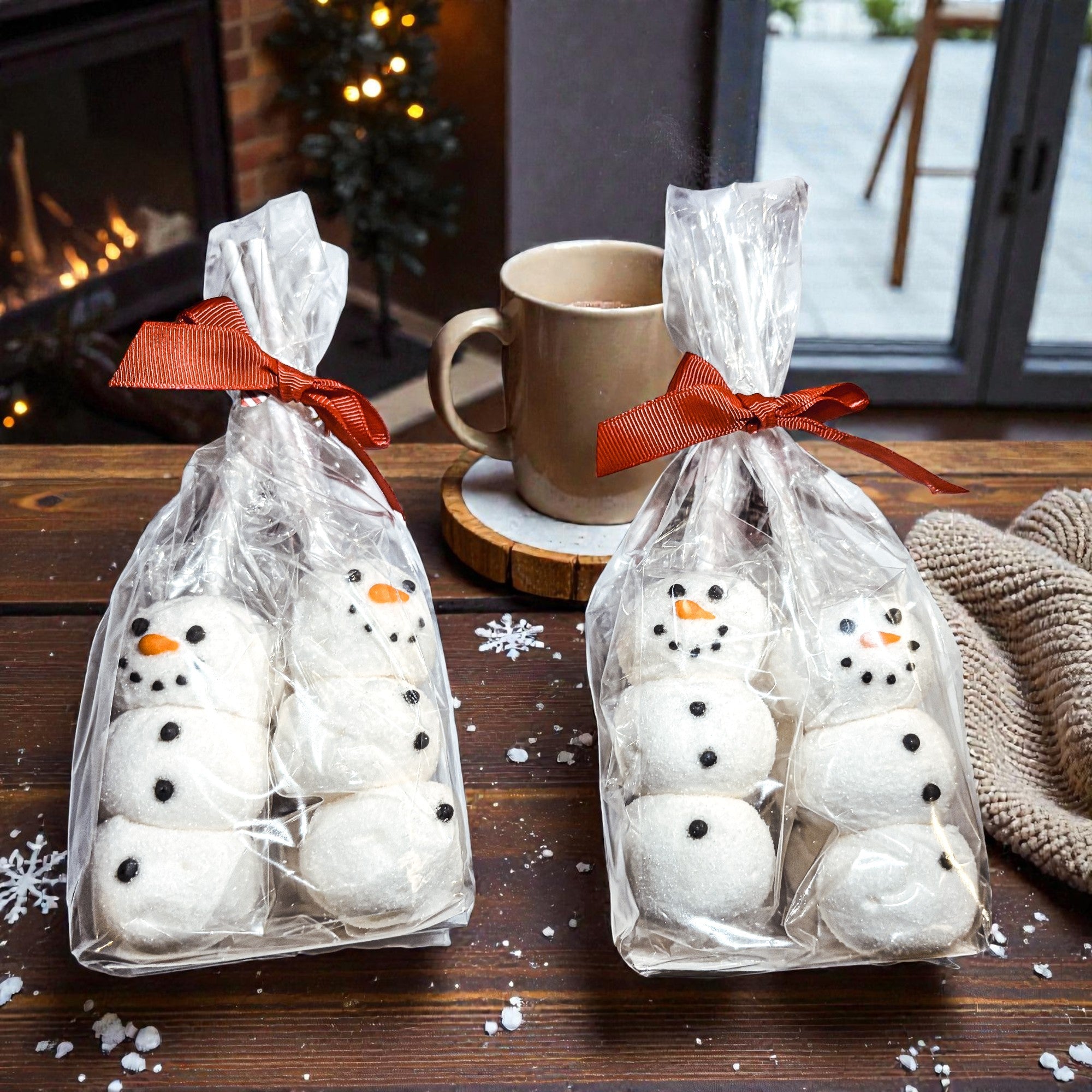 Snowman Marshmallow Kabobs