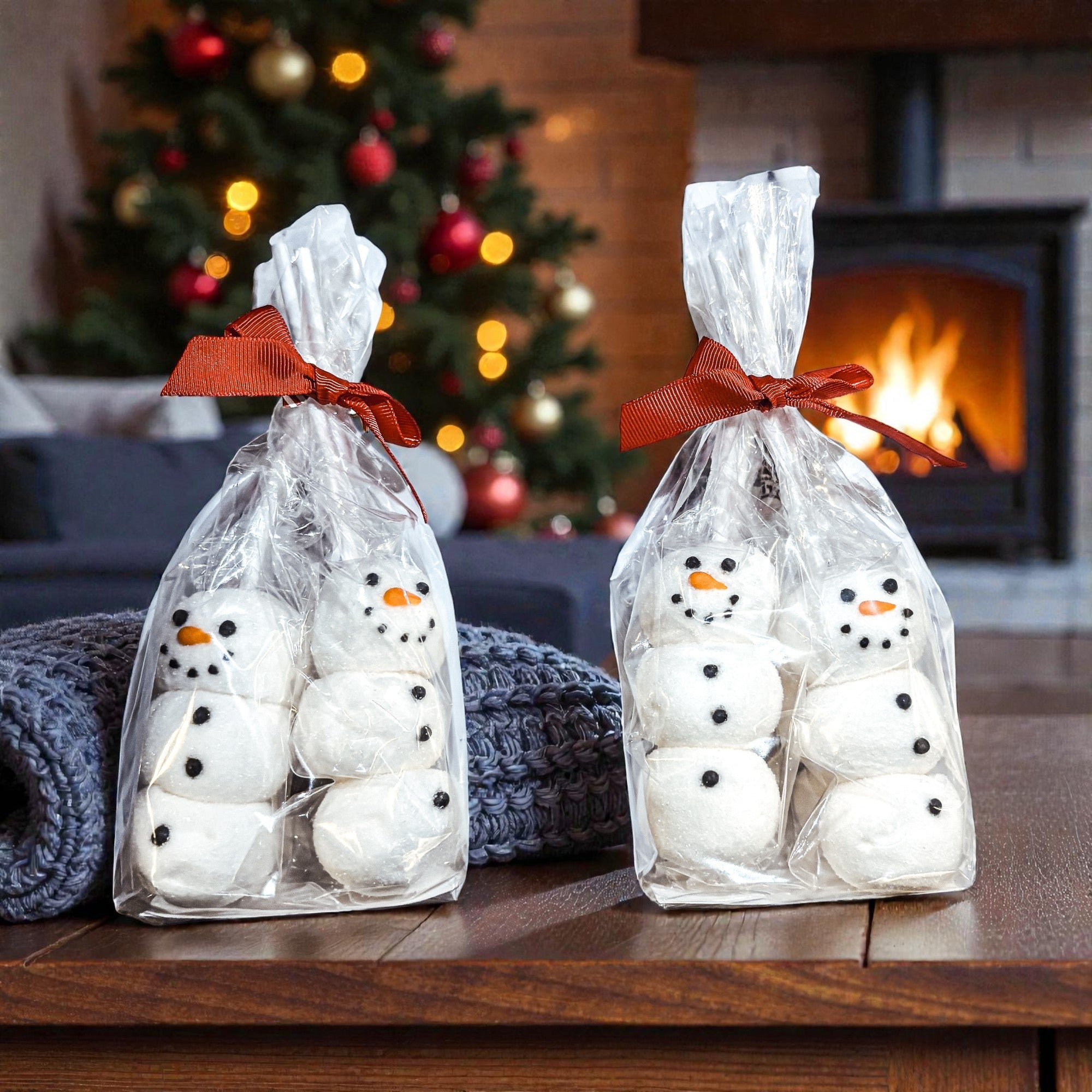 Snowman Marshmallow Kabobs