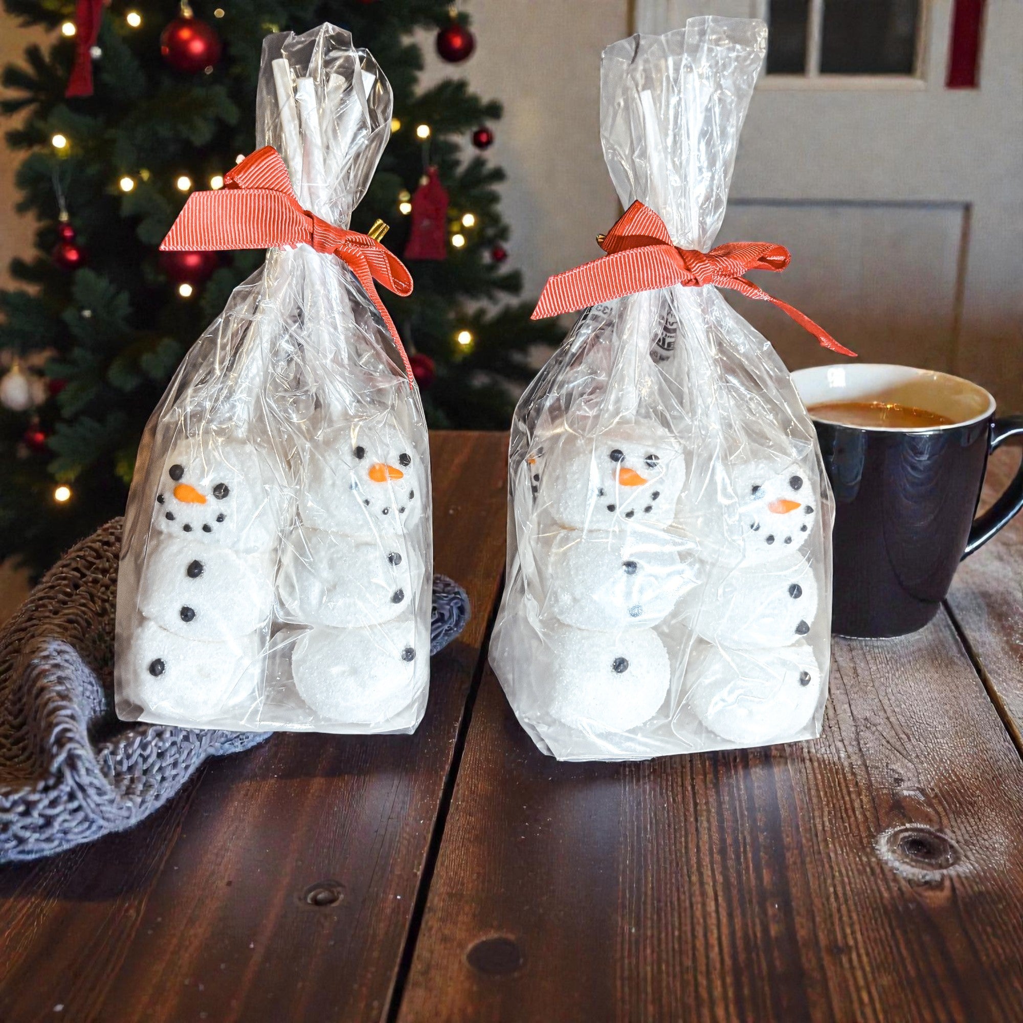 Snowman Marshmallow Kabobs