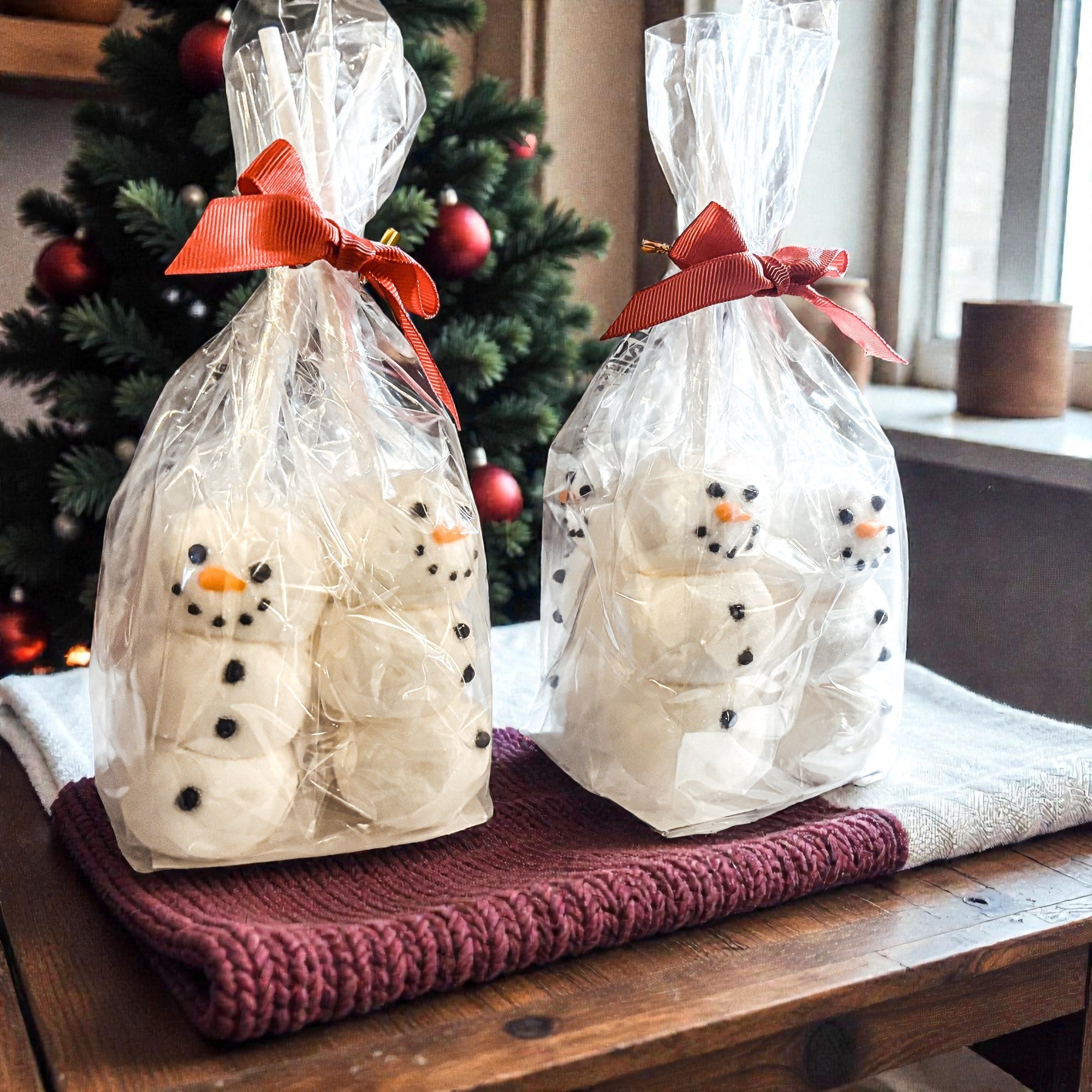 Snowman Marshmallow Kabobs