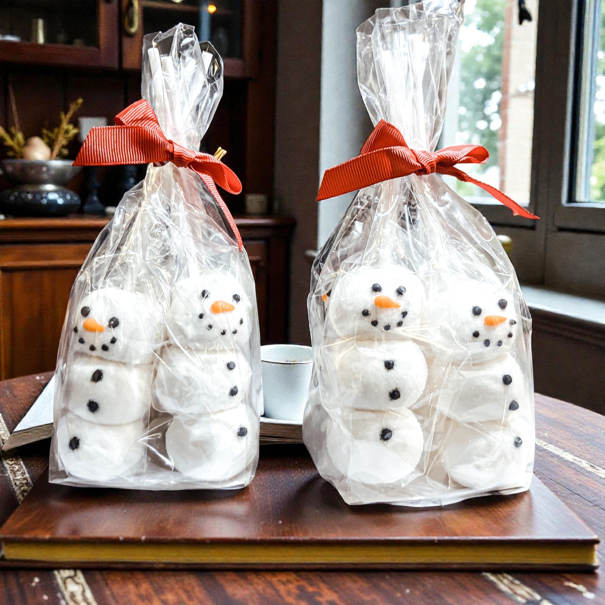 Snowman Marshmallow Kabobs