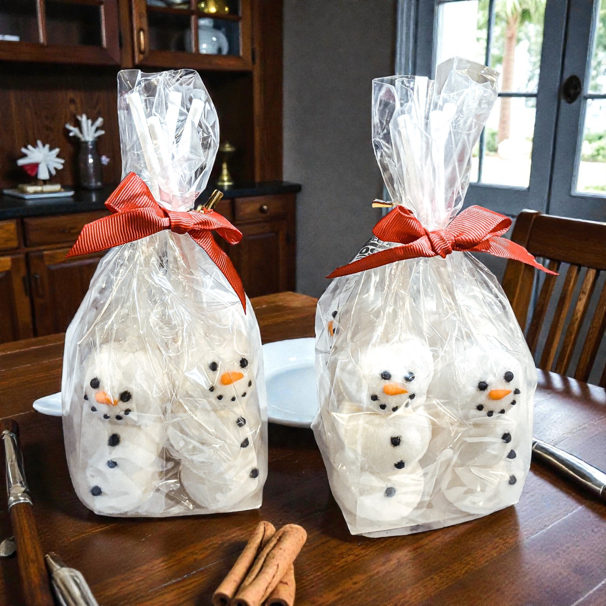 Snowman Marshmallow Kabobs