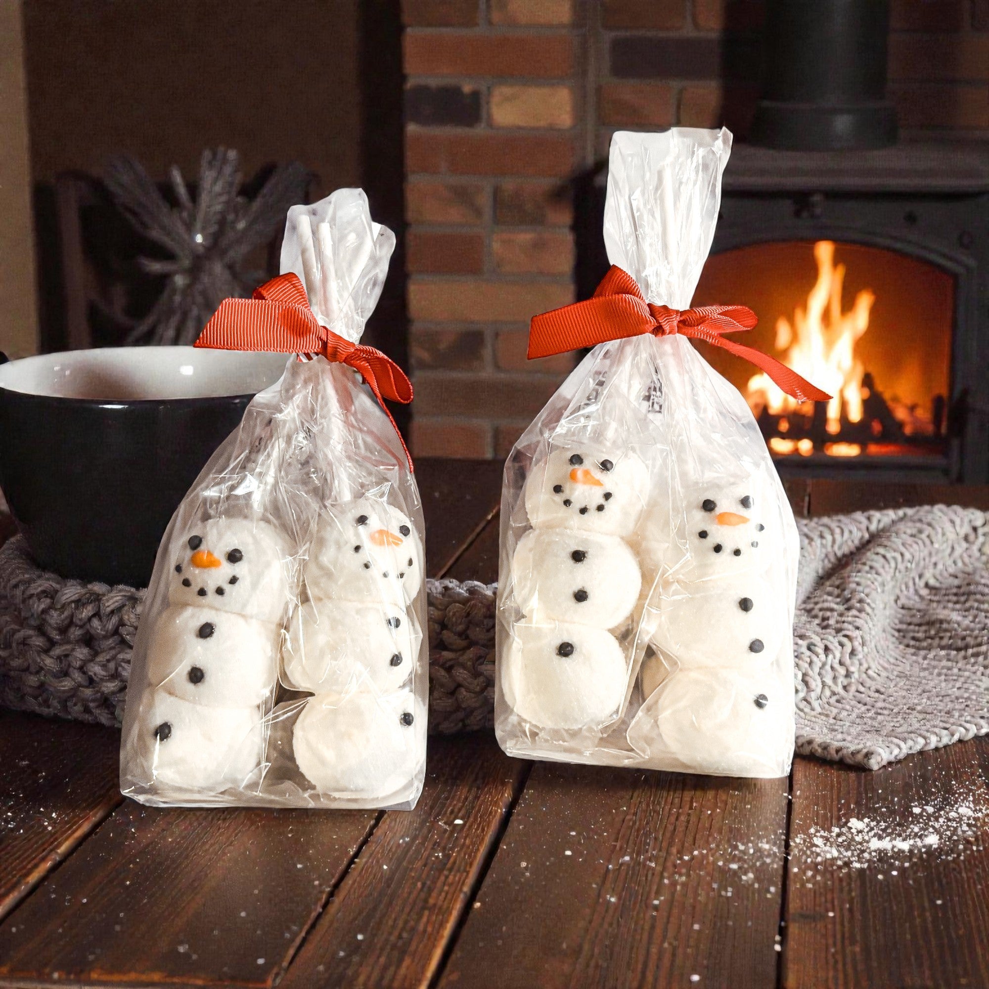 Snowman Marshmallow Kabobs