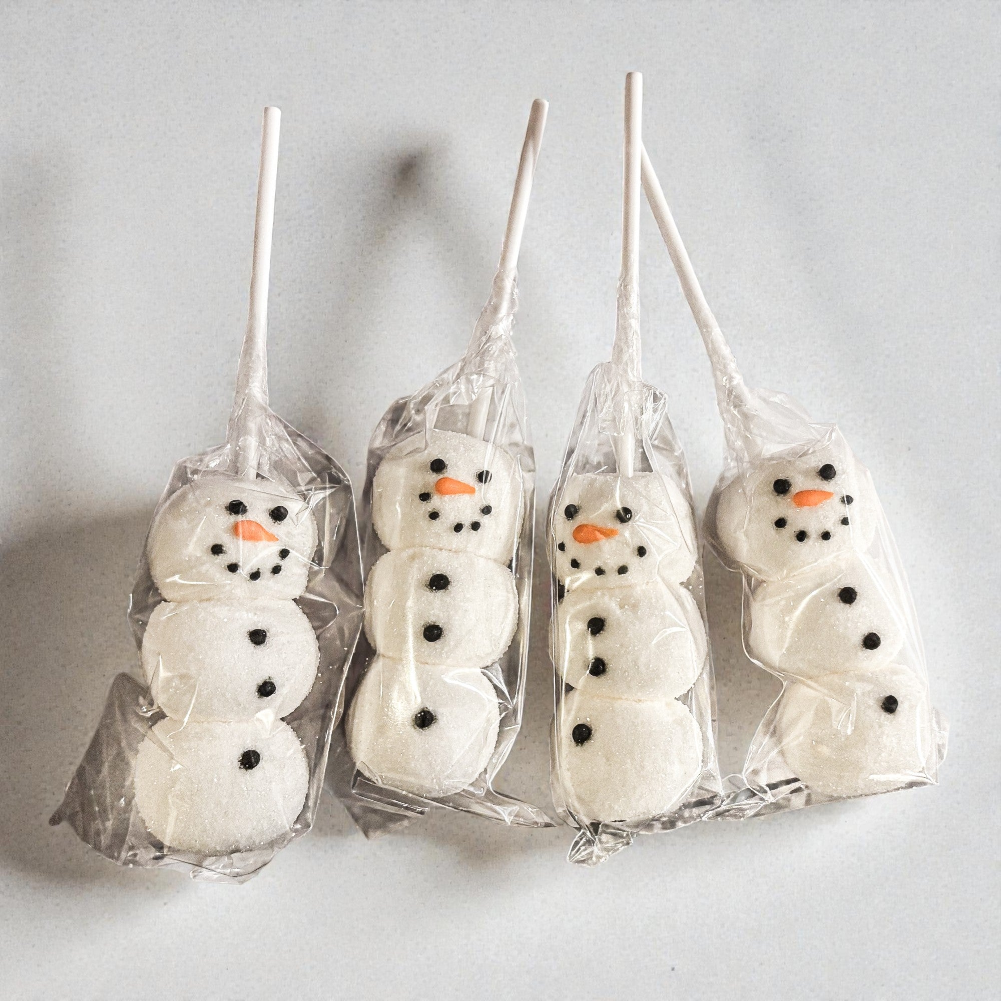 Snowman Marshmallow Kabobs