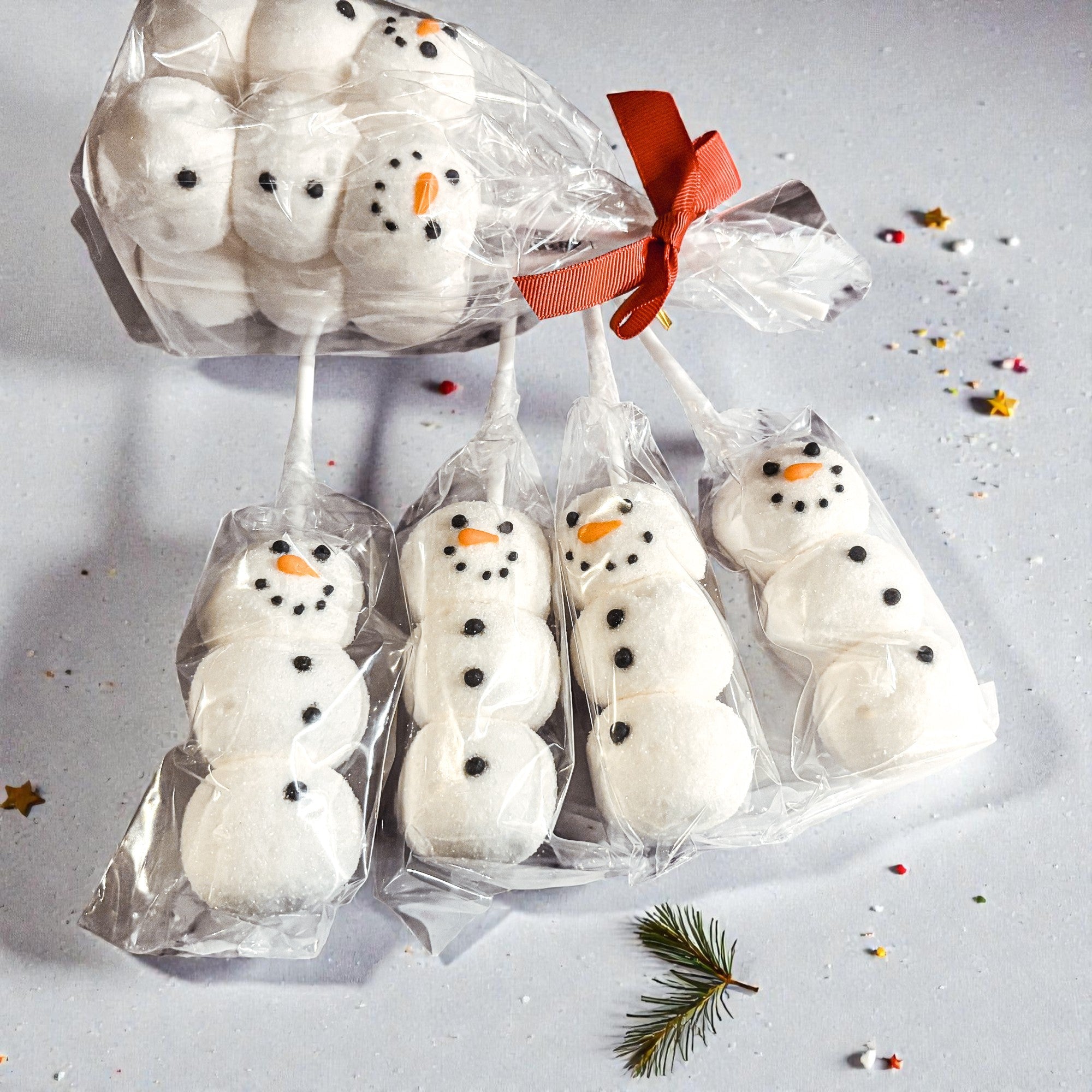 Snowman Marshmallow Kabobs