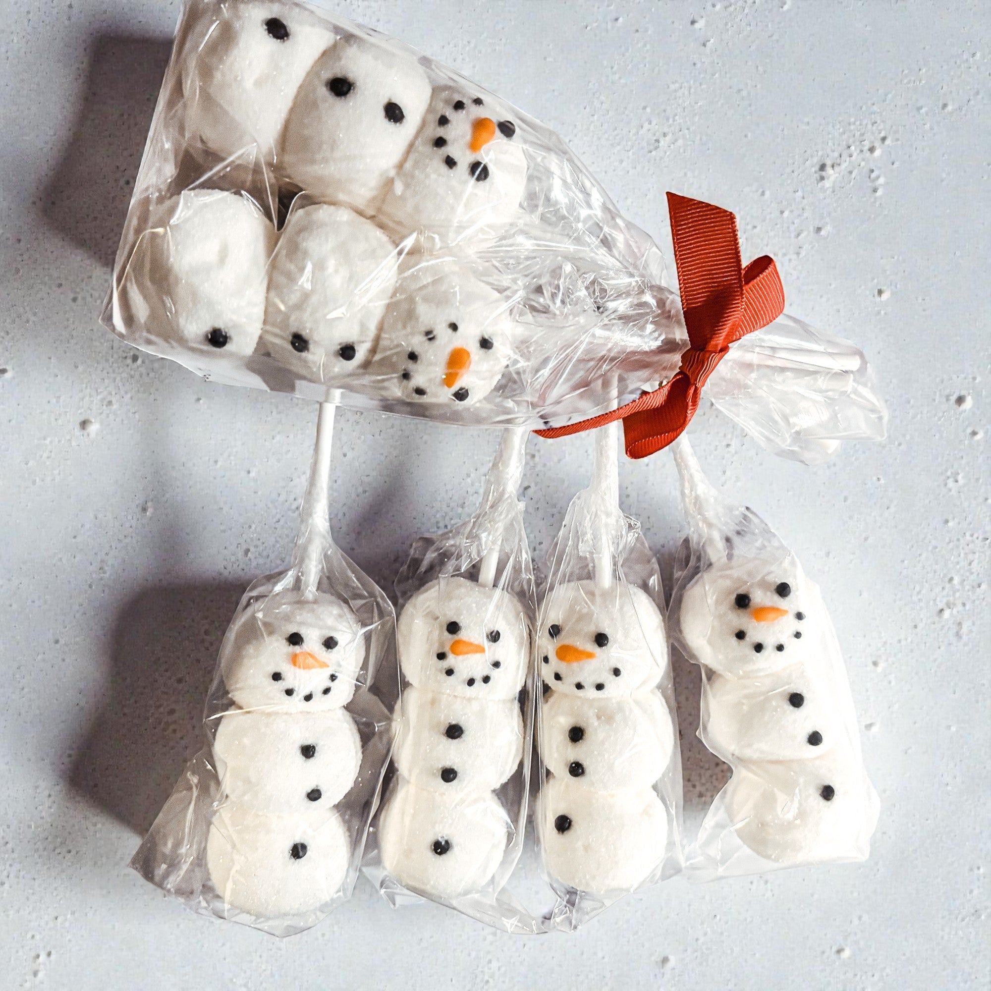 Snowman Marshmallow Kabobs