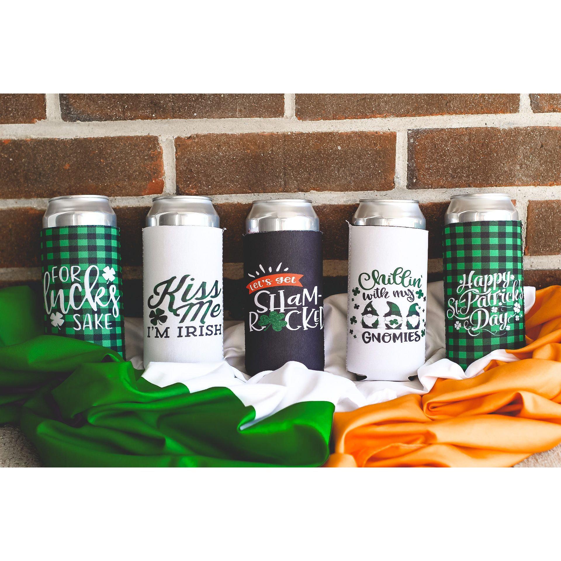 *Ready to Ship| St. Patrick’s Day Neoprene Slim & Regular Can Holders