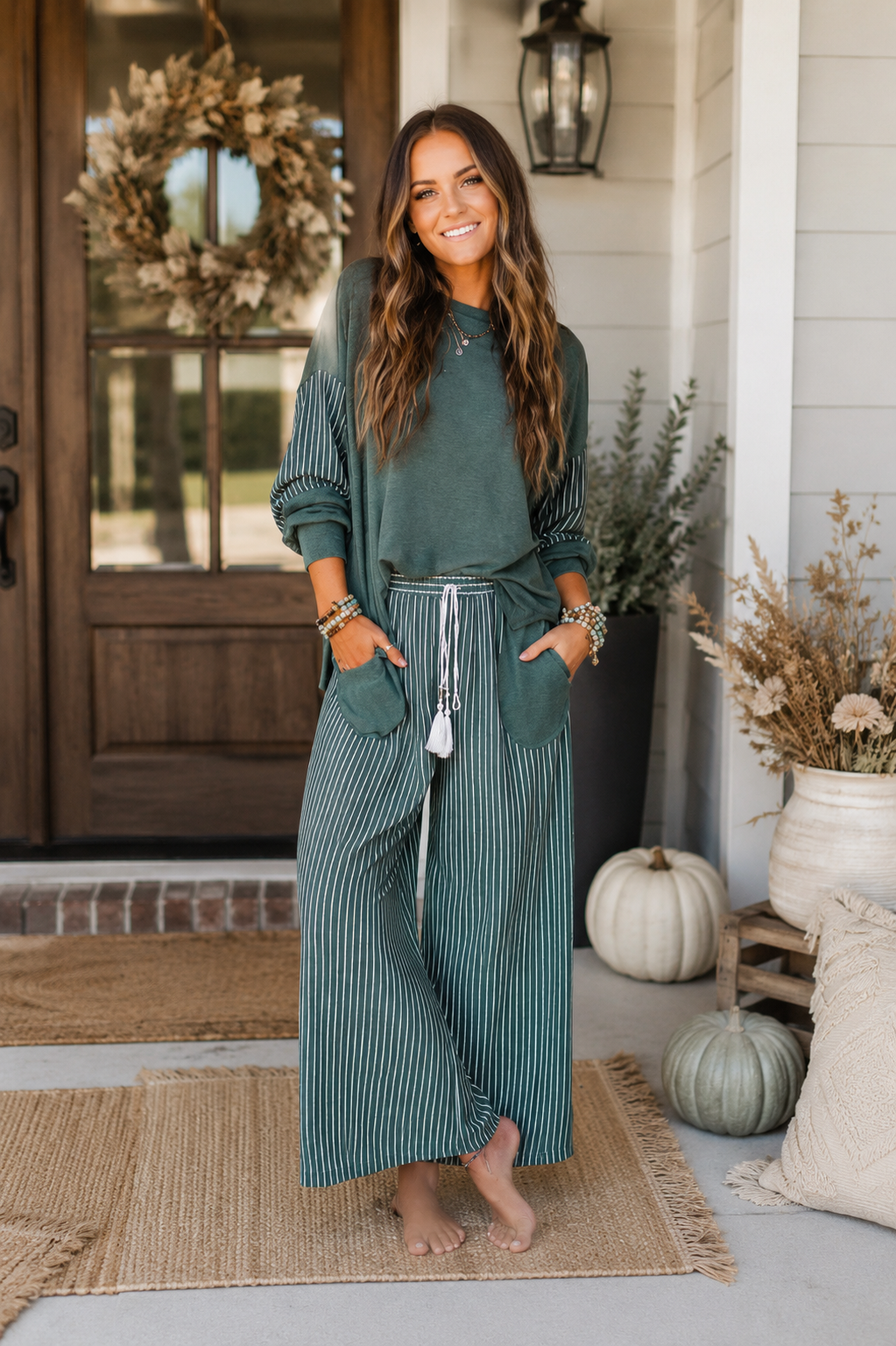 Raw Edge Pocket Casual Set WTW