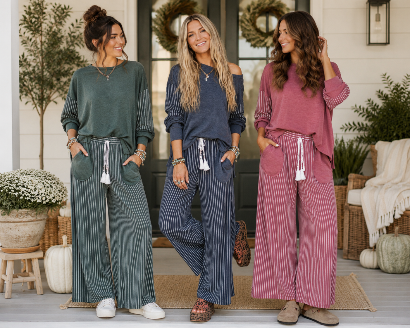 Raw Edge Pocket Casual Set WTW