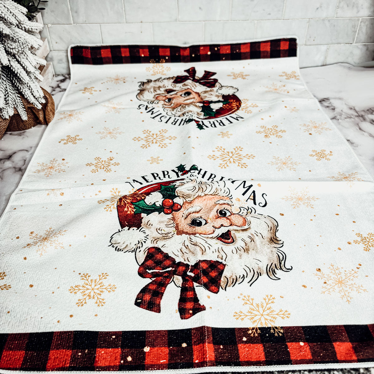 Vintage Santa Bathroom Towels
Santa Kitchen Towel
Santa Hand Towel
Santa Dish Towel