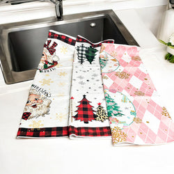 Plaid Christmas Hand Towels
Plaid Christmas Kitchen Towels
Plaid Christmas Bathroom Hand Towels
Plains Christmas Towels on sale
Seasonal dish towel featuring gingham Christmas trees and charming winter accents
Decorative holiday kitchen towel with red and black gingham and playful snowflakes
Adorable Christmas hand towel with assorted gingham tree designs and winter motifs
