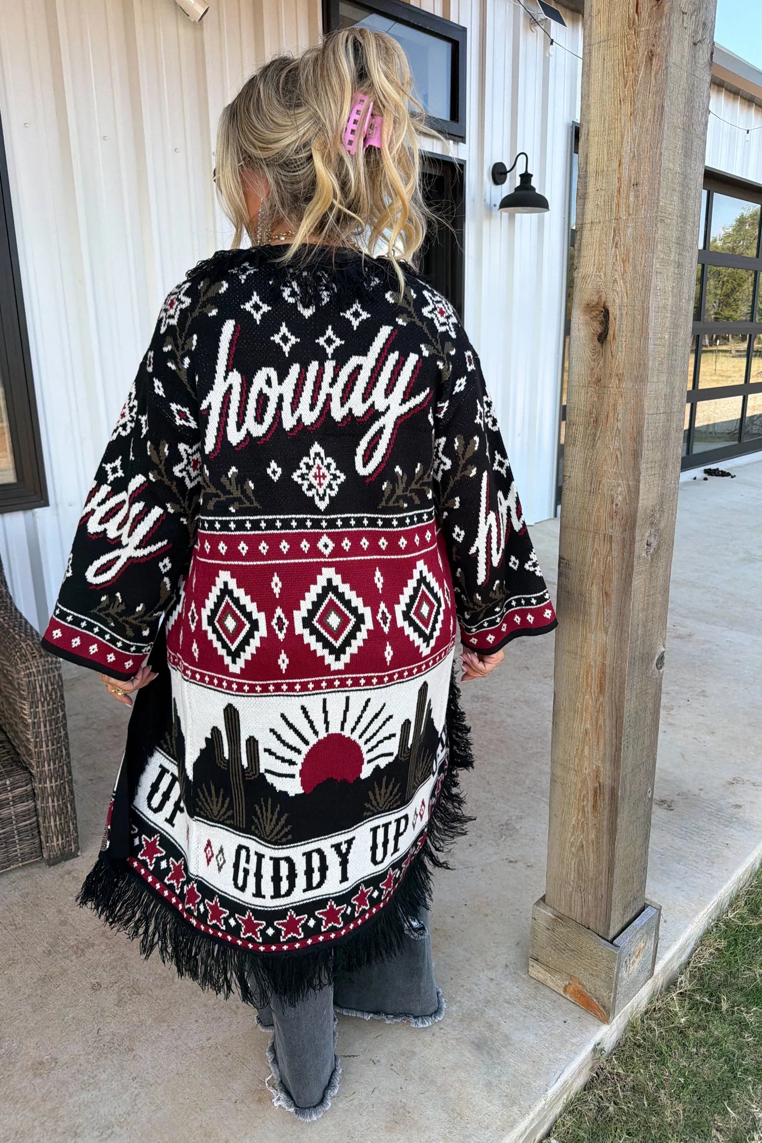 PREORDER- OUT WEST KNIT CARDIGAN